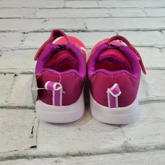 Neon Pink and Purple Toddler Shoes - Picture 5 of 8